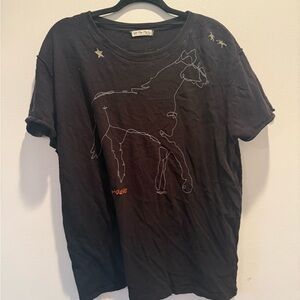 We The Free Black Graphic Tee